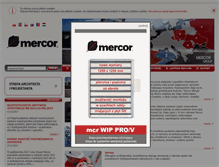 Tablet Screenshot of merc.mercor.com.pl